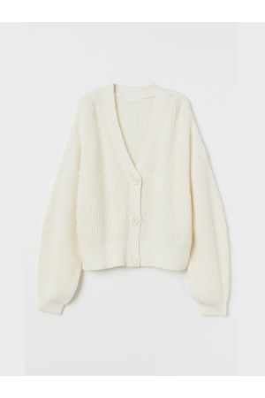 Rib-knit cardigan