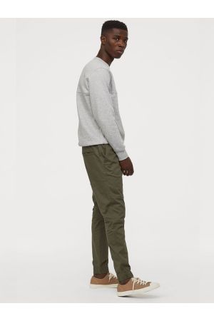 Cotton twill joggers