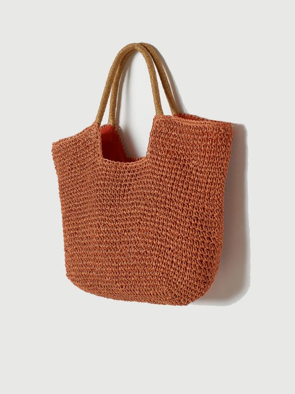 Paper straw shopper
