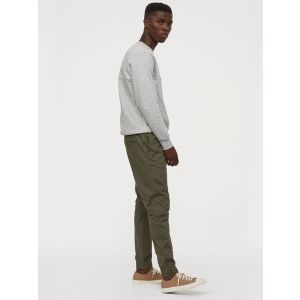 Cotton twill joggers