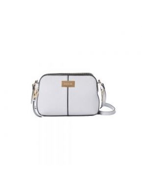 Triple compartment cross body bag