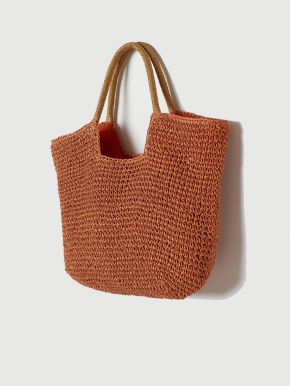Paper straw shopper
