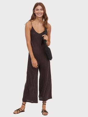 Linen-blend jumpsuit