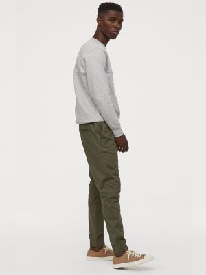 Cotton twill joggers