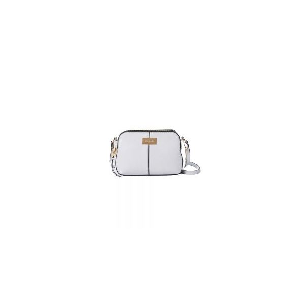 Triple compartment cross body bag